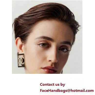 Chanel Metal  &  Strass Gold  &  Crystal EARRINGS ABA289 2023